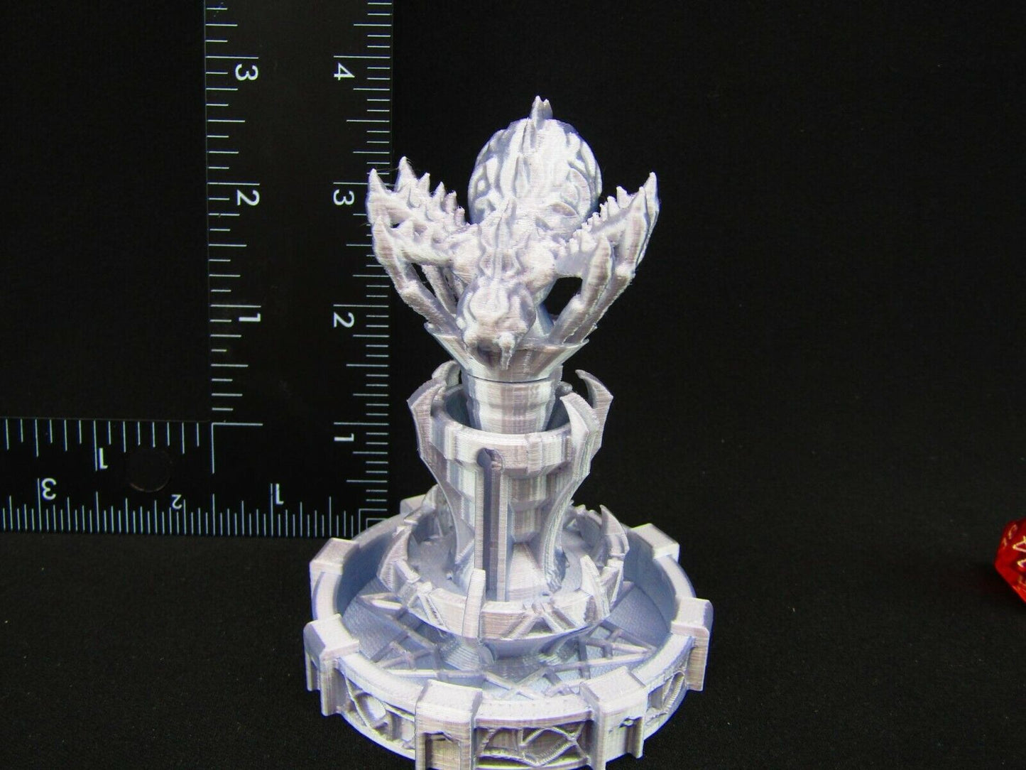Spider Fountain Scatter Terrain Scenery 3D Printed Mini Miniature Model 28/32mm