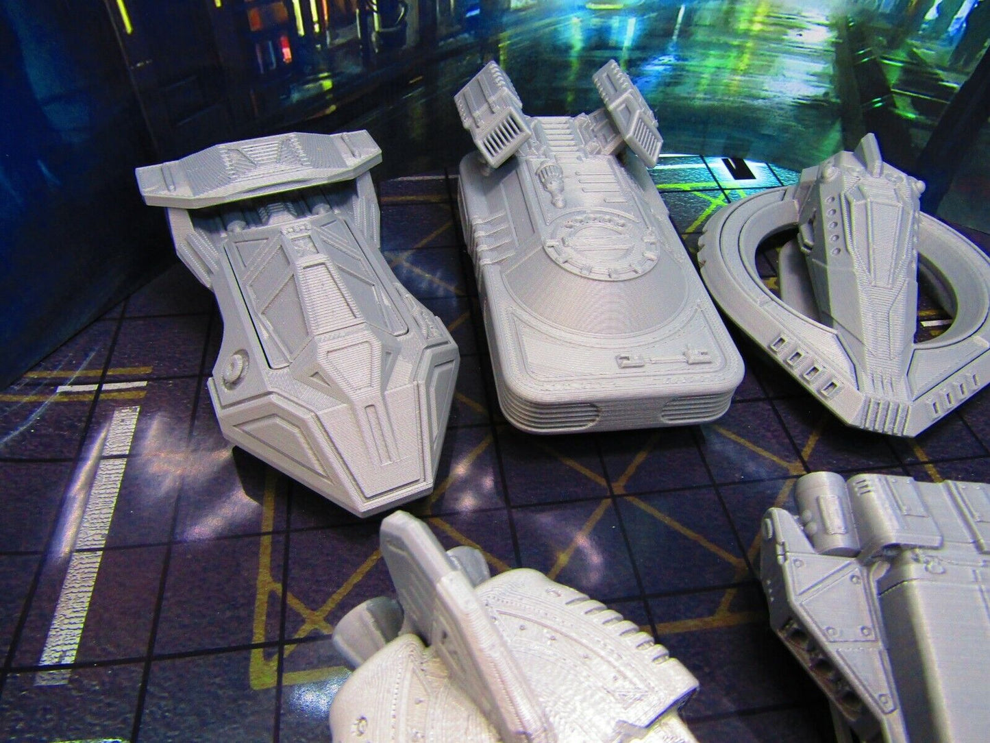 5pc Hover Car Set Lot