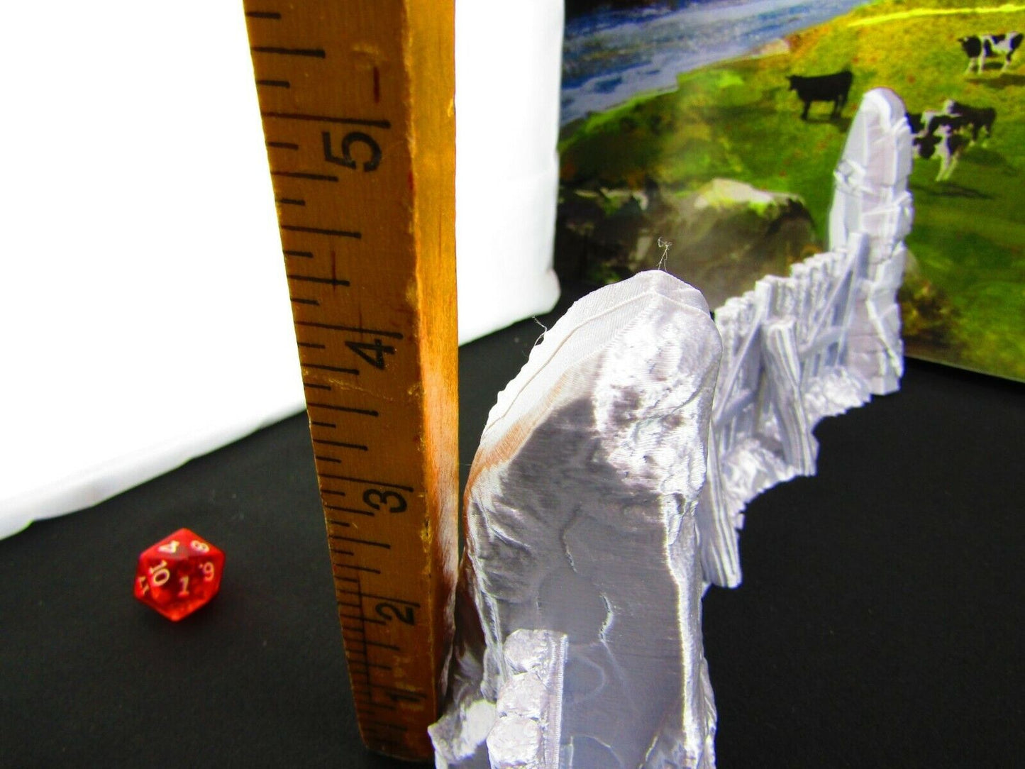 Large Wooden Fort Fence Wall Open Lock Scatter Terrain Scenery Mini Miniature