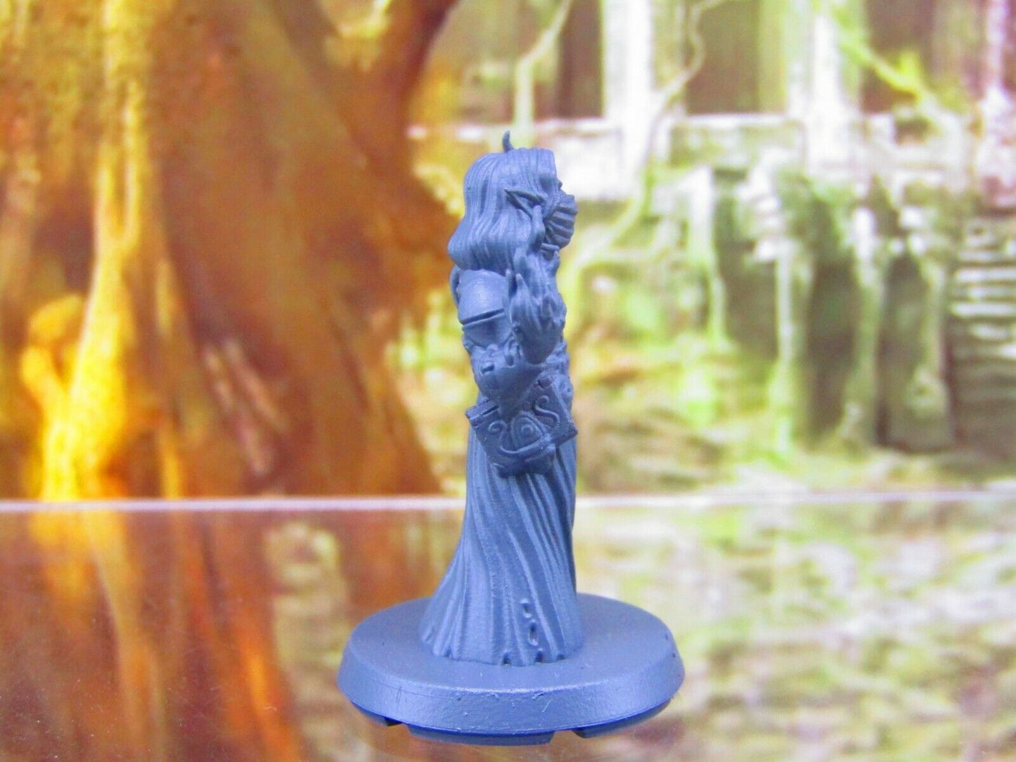 Elf Wizard Warlock Sorcerer Mage Player Character Mini Miniature 3D Print