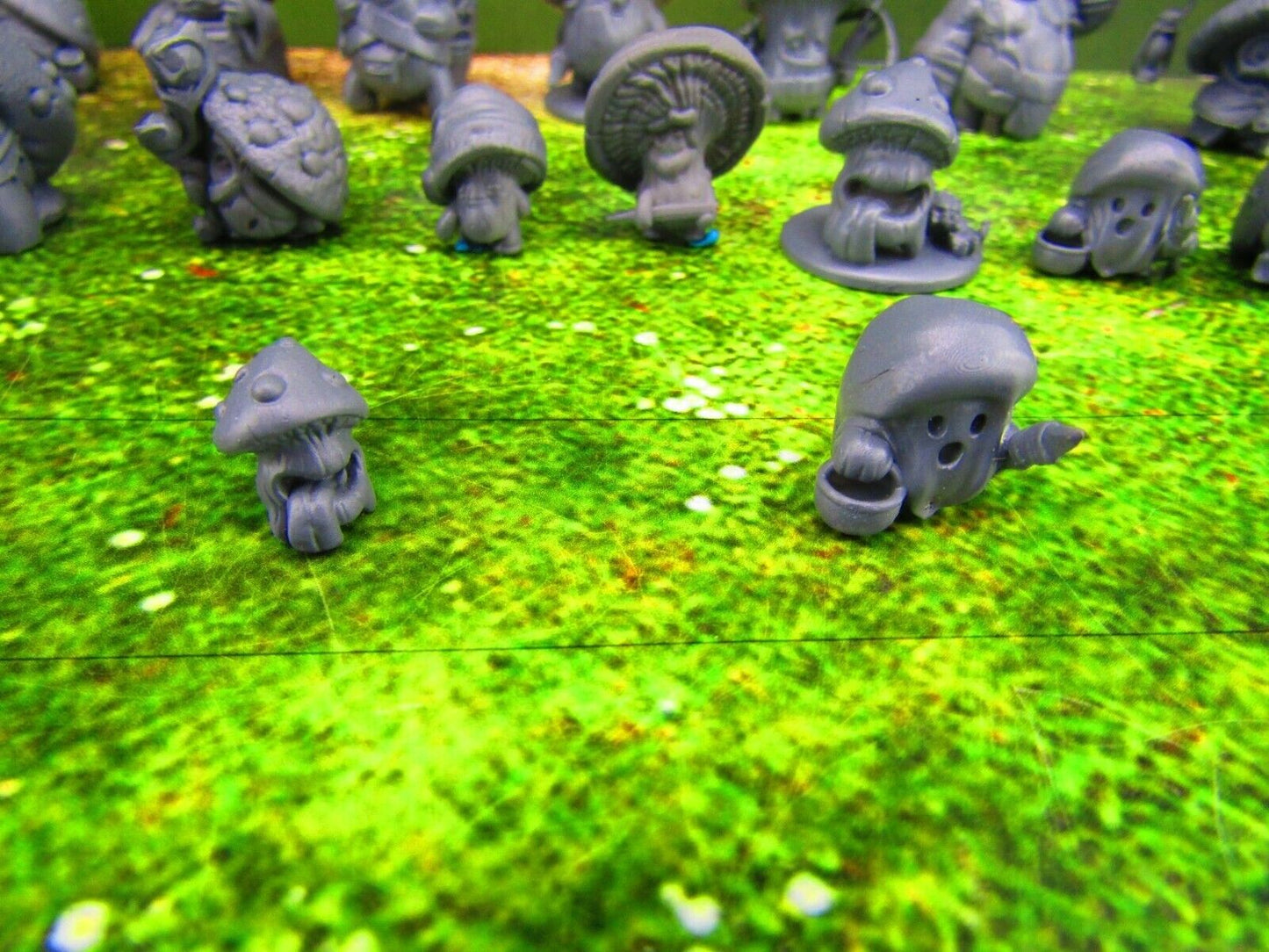 25pc Shroomie Myconid Characters Set Mini Miniature Model Character Figure