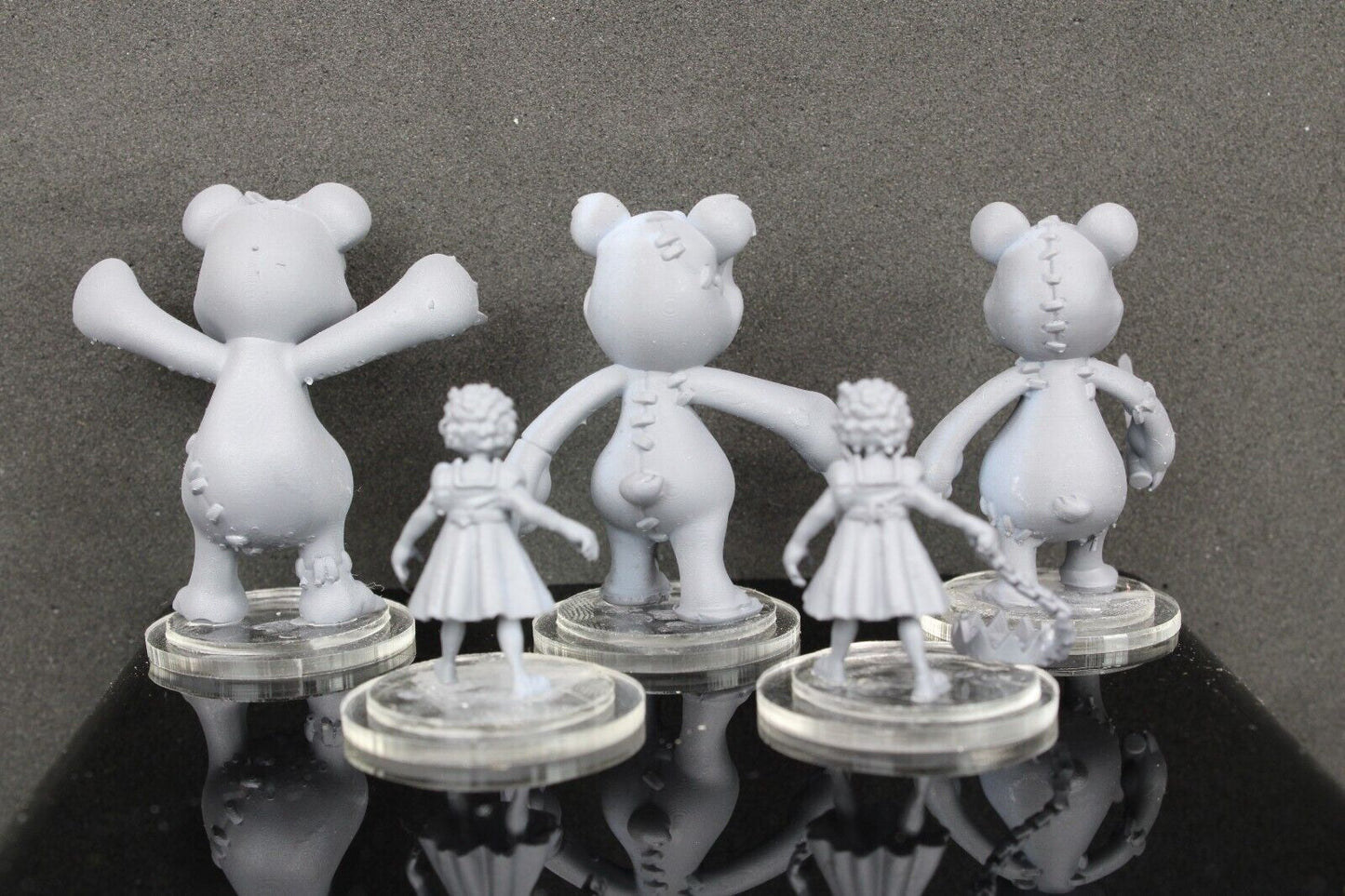 5pc Goldilocks & 3 Bears Mini Miniature RPG Tabletop Gaming Wargaming D&D