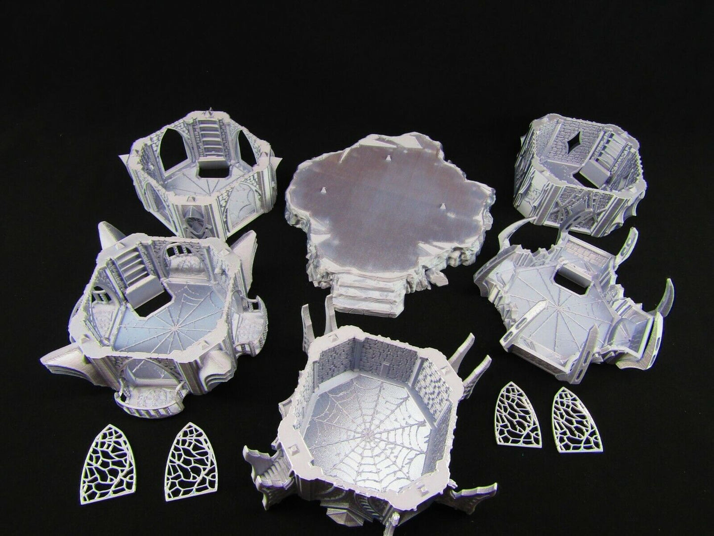 Single Dark Elf Royal Tower Scatter Terrain Scenery 3D Printed Mini Miniature