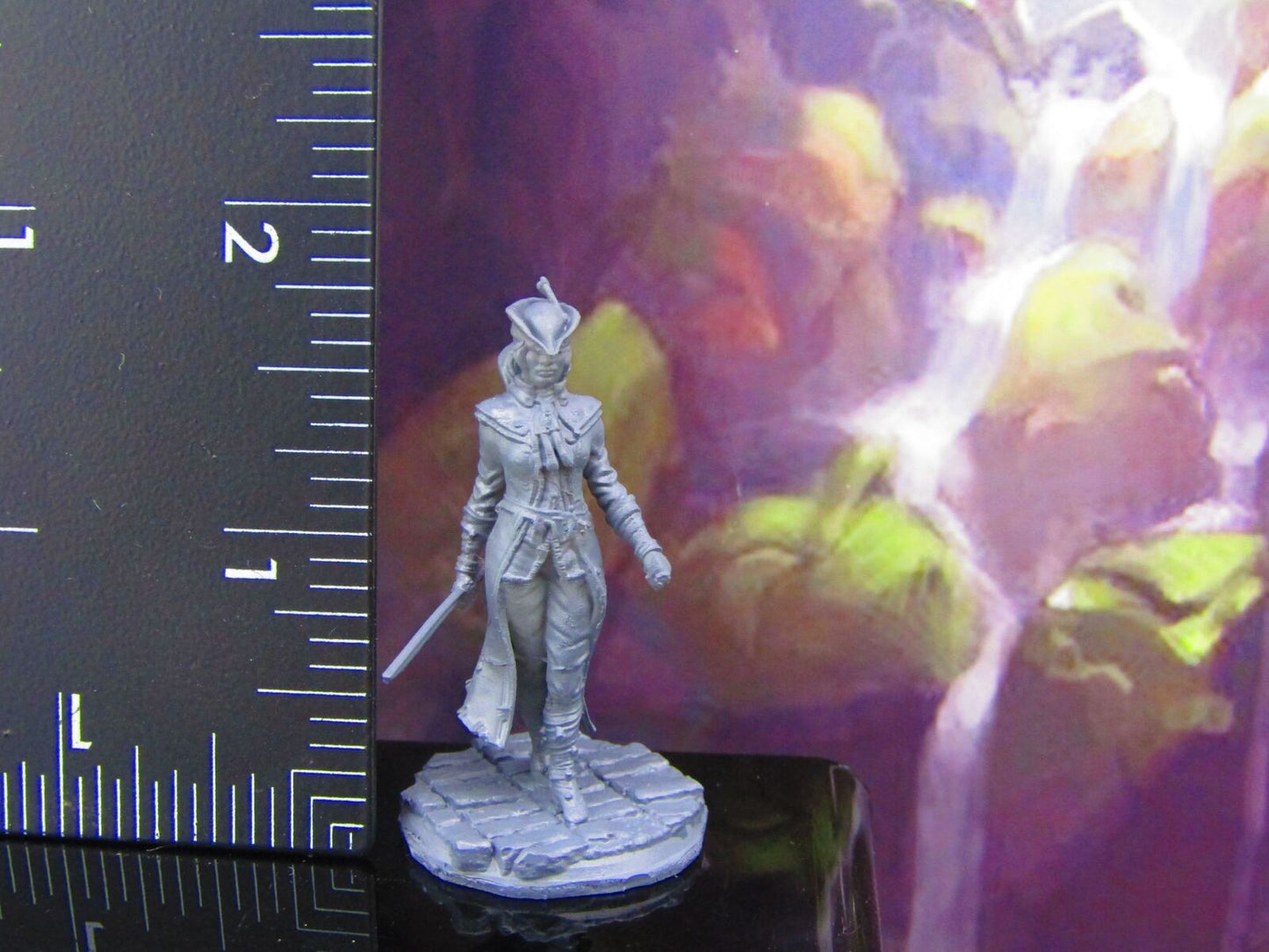 Female Monster / Vampire / Werewolf Hunter Mini Miniature Model Character Figure