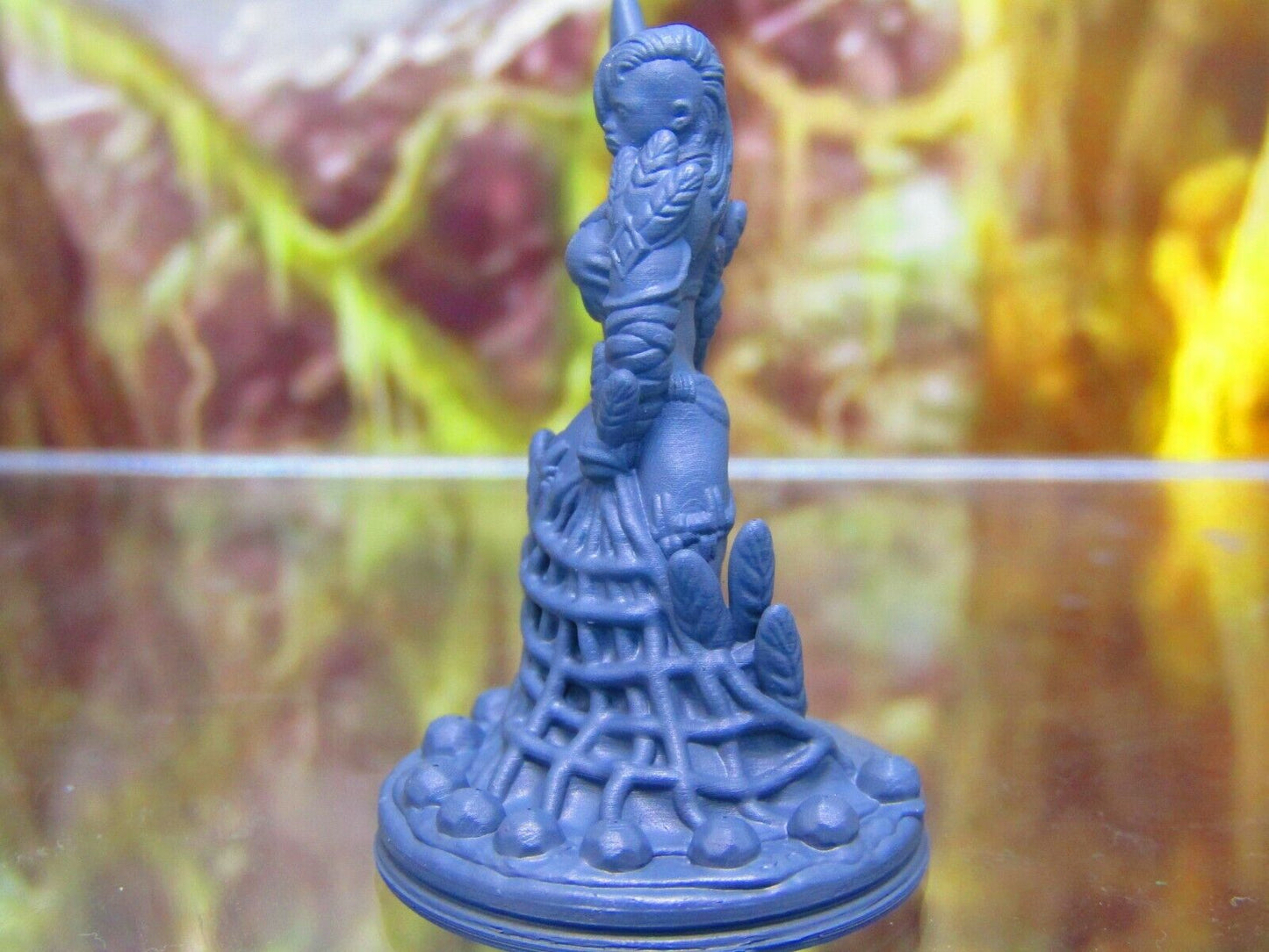 Tribal Jungle Warrior Flower Warrioress Mini Miniature Figure 3D Printed Model