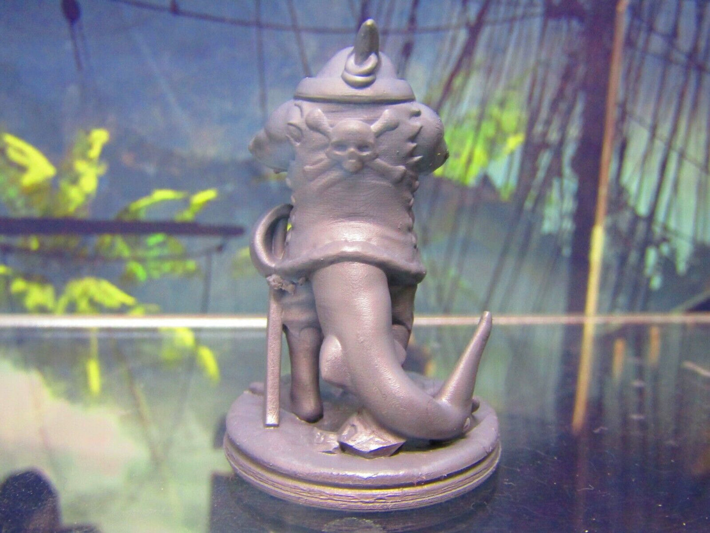 Sharkman Pirate w/ Cutlass Sword Mini Miniature Figure 3D Printed Model 28/32mm