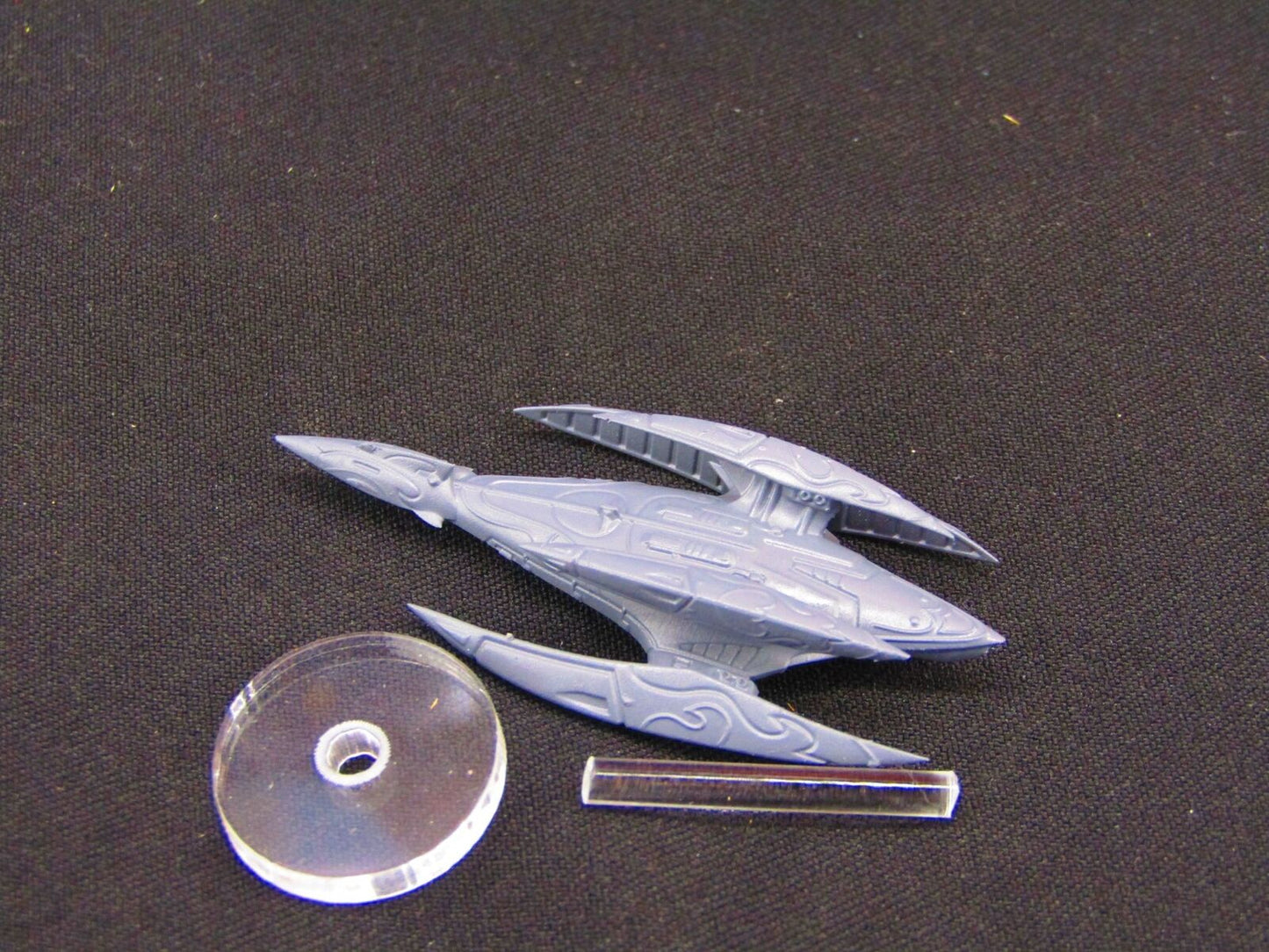 Kshellik Corvette Frigate Mass 2 W/ Flight Stand & Rod Astra Nebula Billion Suns