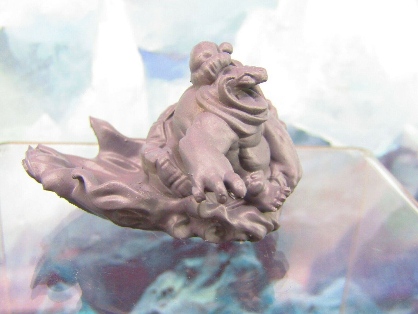 Winter Sledding Tortle Mini Miniature Figure 3D Printed Model 28/32mm Scale