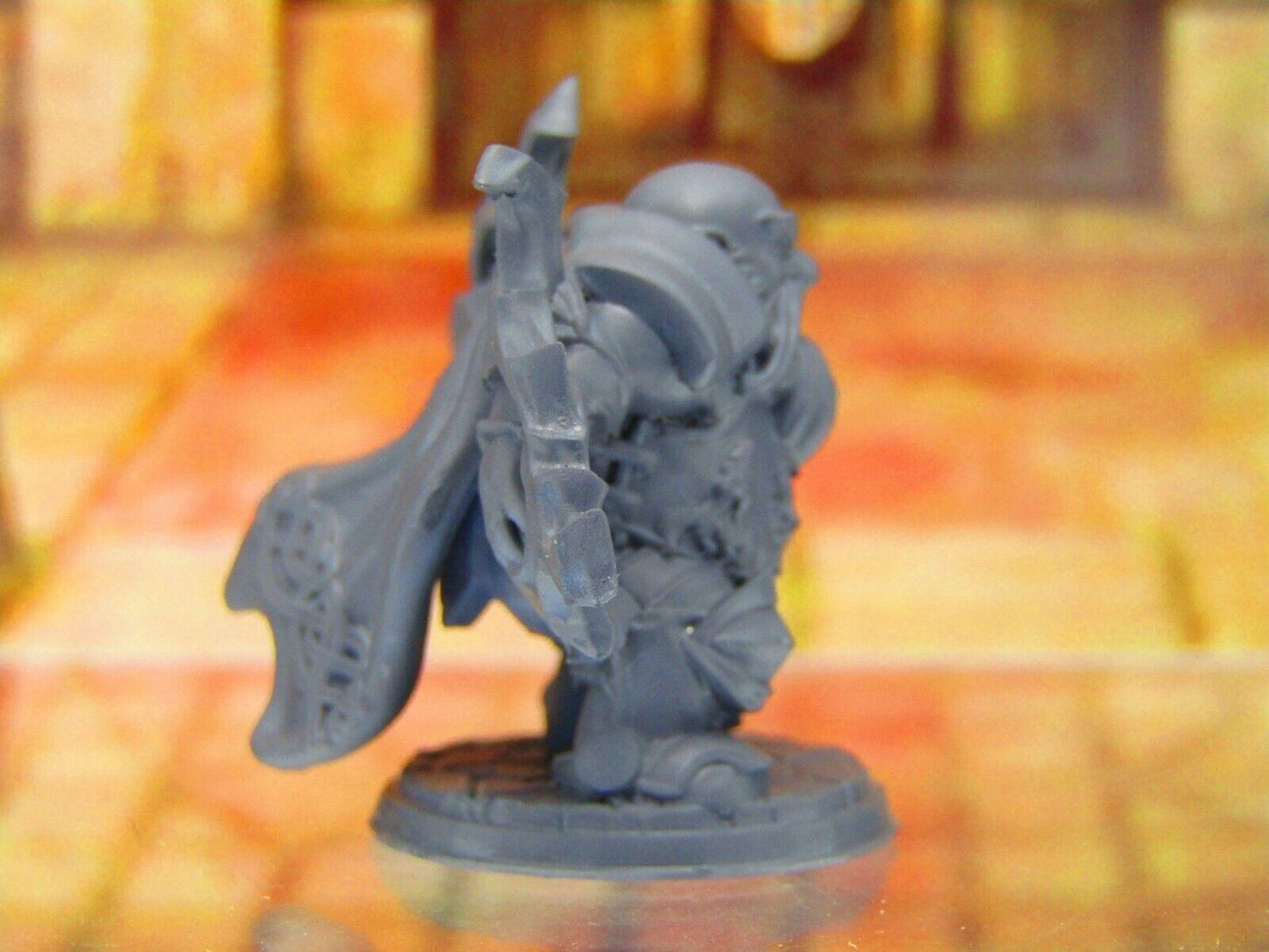 Ragtad the Electrocutioner Lightningmancer Wizard Dwarf Mini Miniature 3D Print