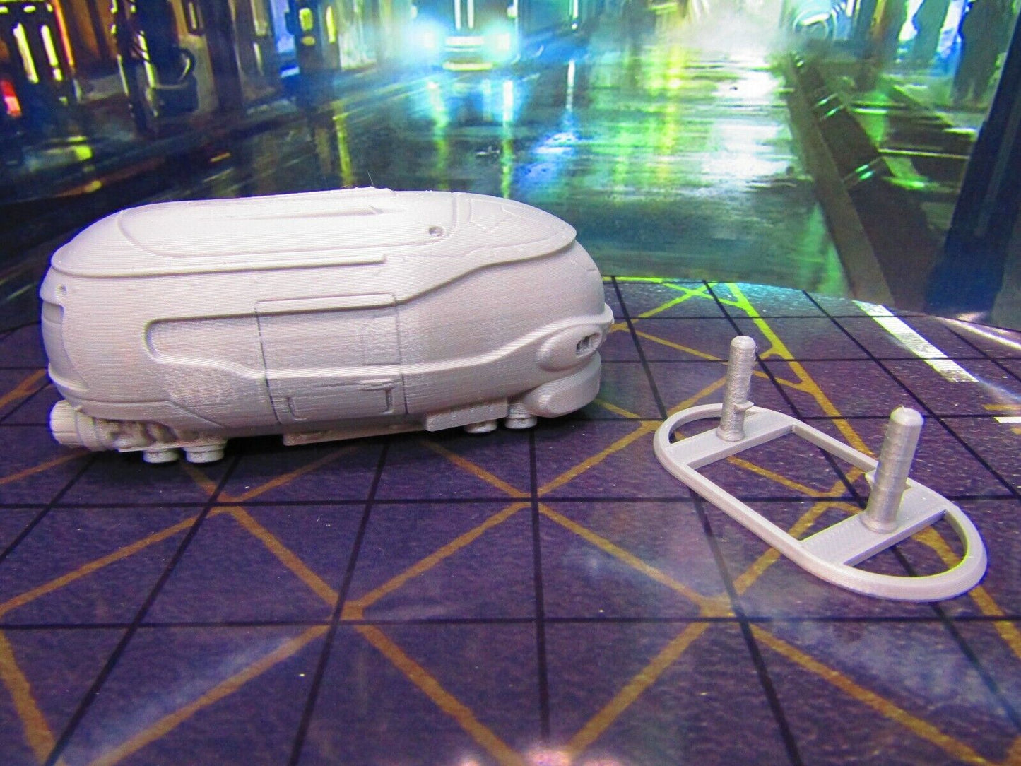 Hover Van Car Vehicle Transportation Terrain Scenery Miniature