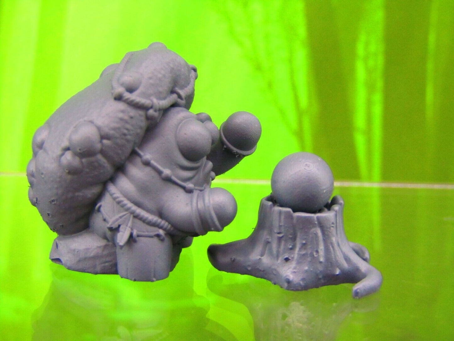 Shroomie Sorcerer Soothsayer Fortune Teller Mini Miniatures 3D Printed Model