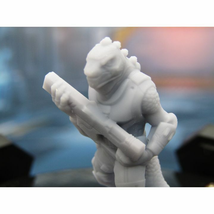 Reptilian Lizardman Soldier