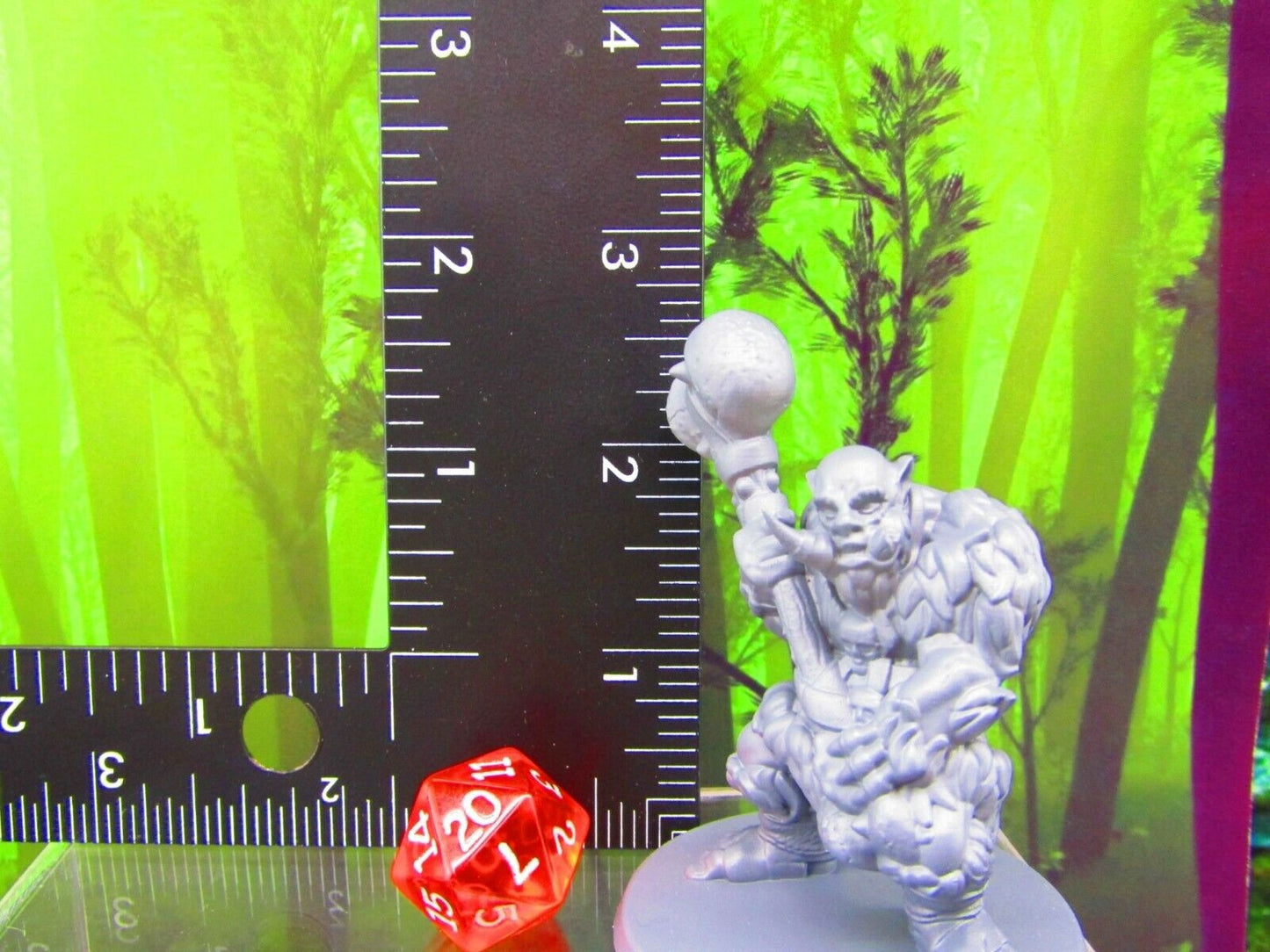Large Female / Male Troll Pair Mini Miniatures 3D Printed Resin Model Figure