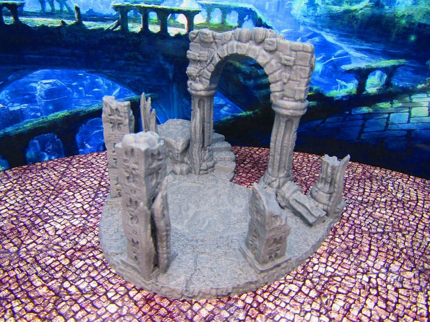 Merfolk Mermaid Deep Sea Plaza City Center Scenery Scatter Terrain Props