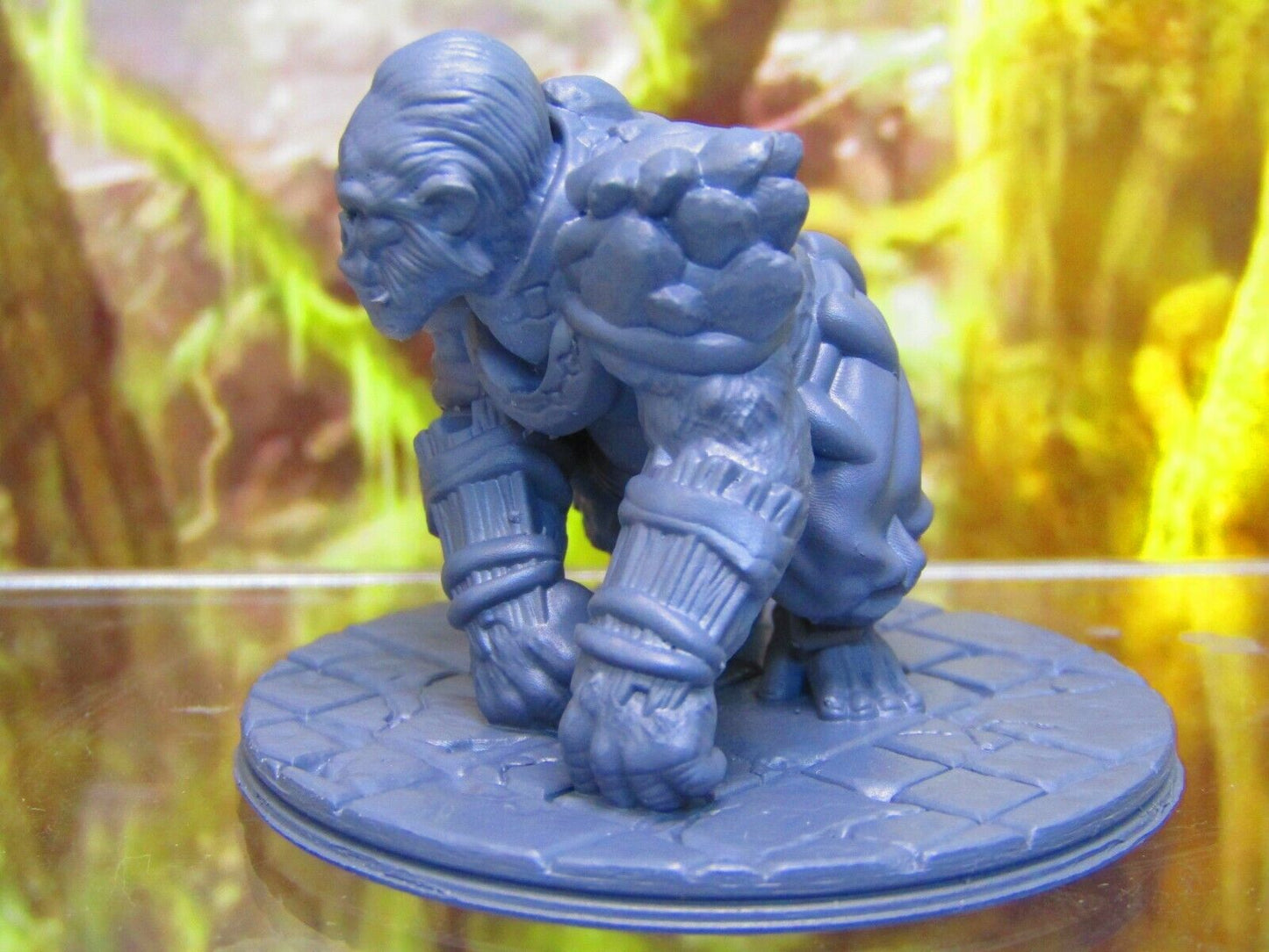 Gorilla Fighter Warrior Soldier Mini Miniature Figure 3D Printed Model 28/32mm