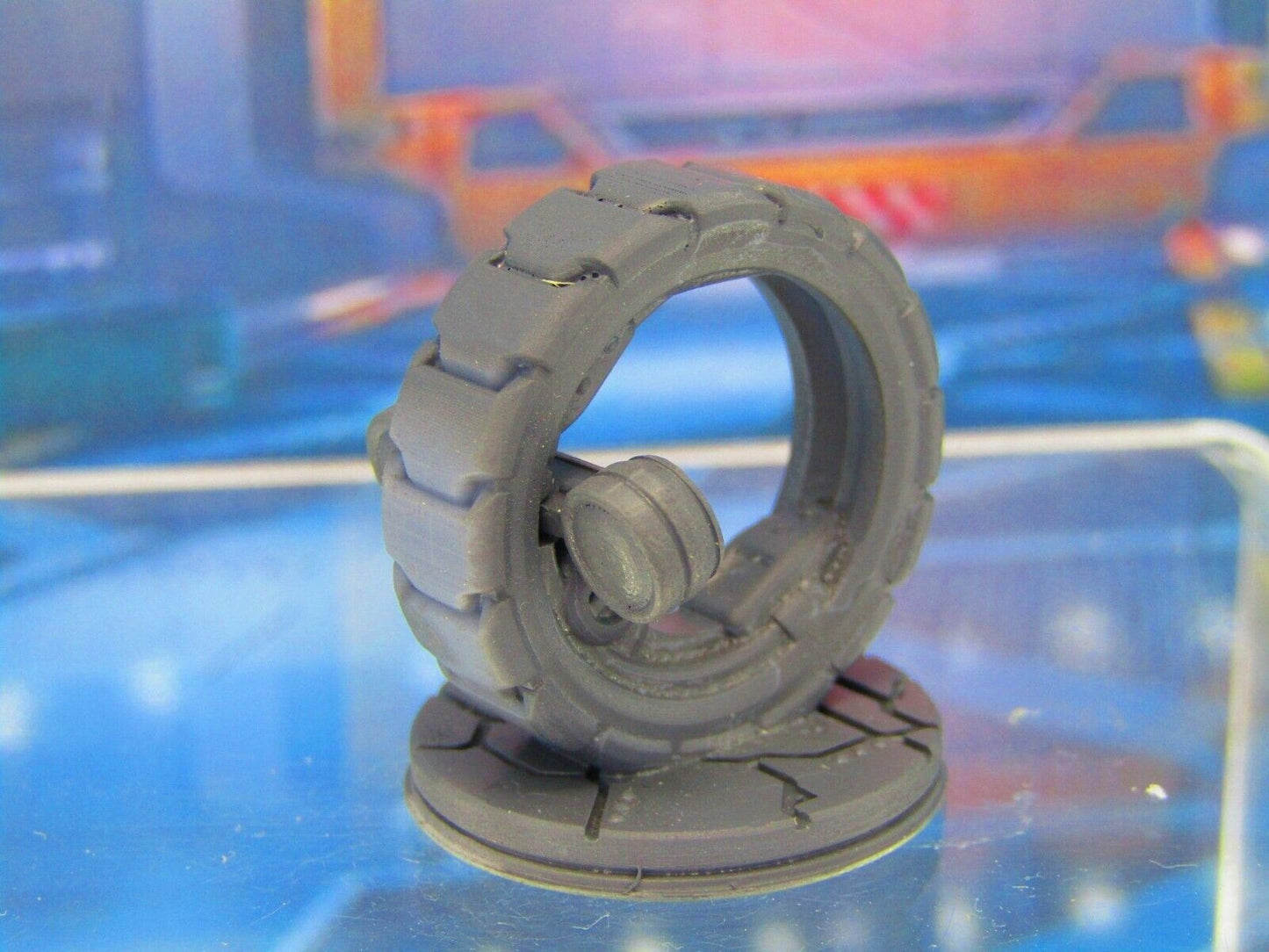 Uni Wheel Scout Drone Robot Robo Mini Miniature Figure 3D Printed Model 28/32mm