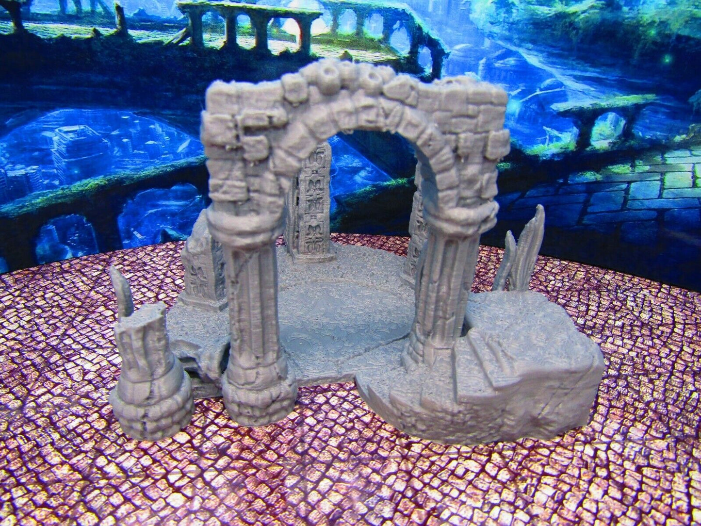 Merfolk Mermaid Deep Sea Plaza City Center Scenery Scatter Terrain Props