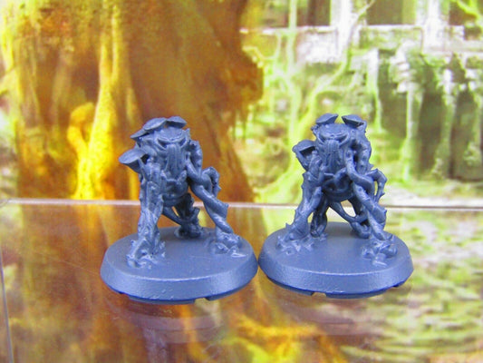 Vine Blight Sporeling Pair Mini Miniatures 3D Printed Resin Model Figure 28/32mm