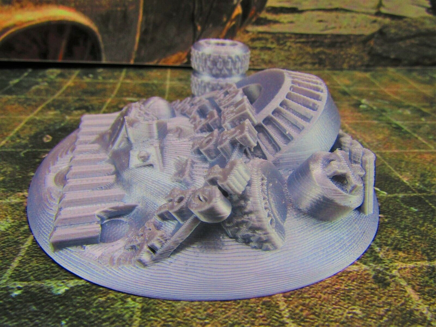 Rocket Park Dilapidated Amusement Park Sign Scatter Terrain Scenery Wasteland
