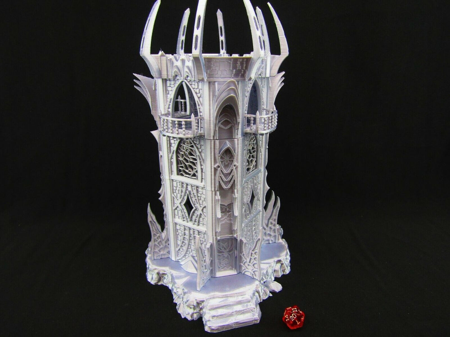Single Dark Elf Royal Tower Scatter Terrain Scenery 3D Printed Mini Miniature