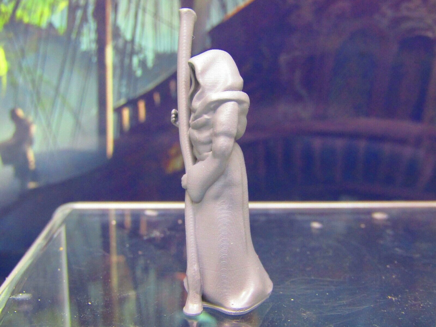 Mysterious Hooded Figure Miniature Mini Scatter Terrain Scenery Props Minis