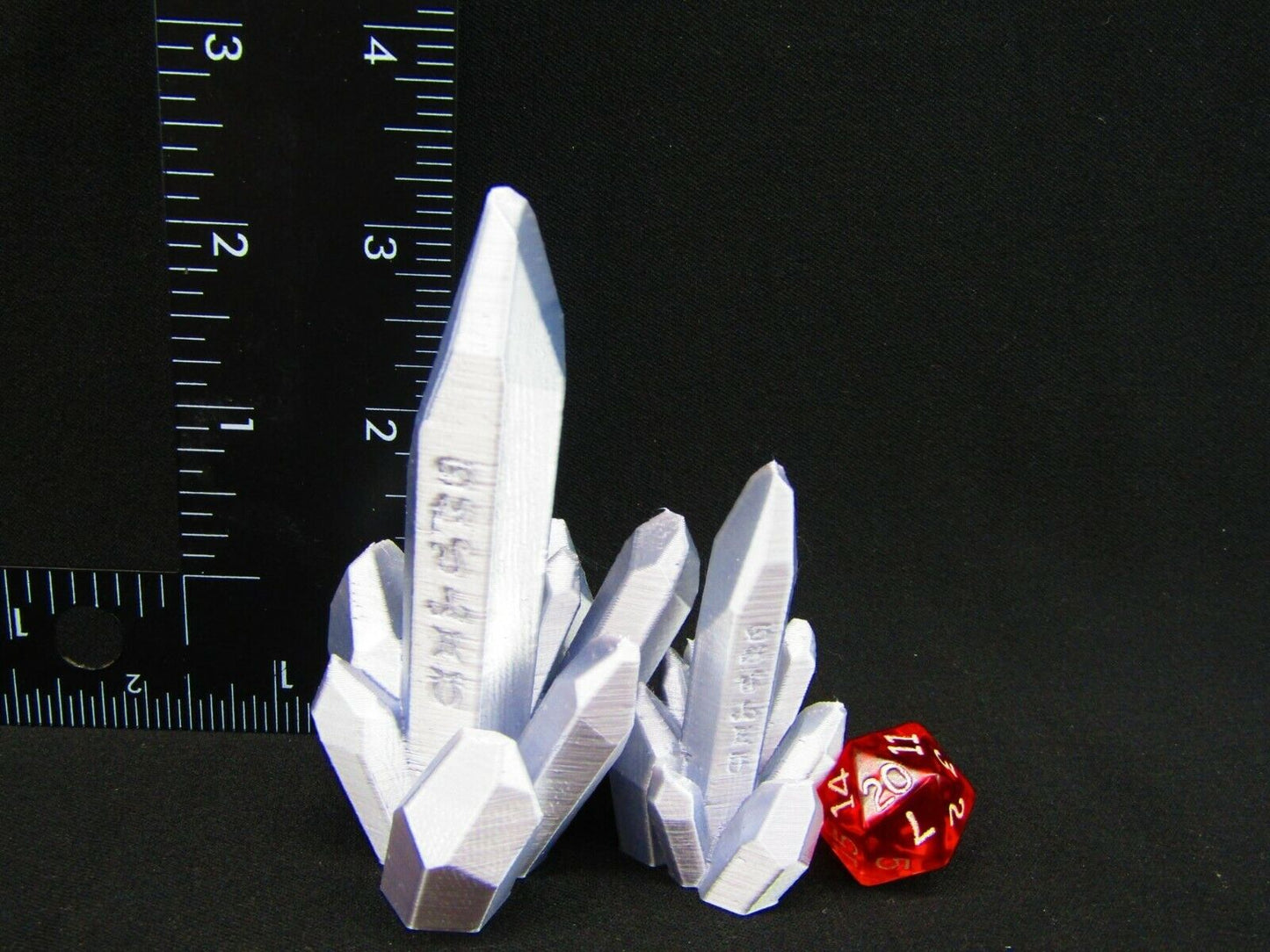 Rune Marked Crystals Scatter Terrain Scenery 3D Printed Mini Miniature Model