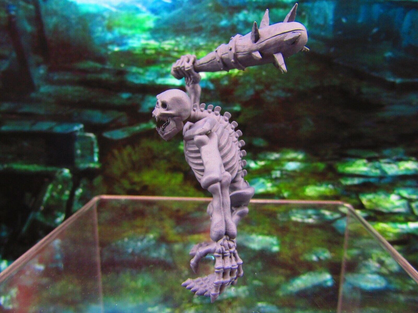 Undead Skeletal Ogre Skeleton Mini Miniatures 3D Printed Model 28/32mm Scale RPG