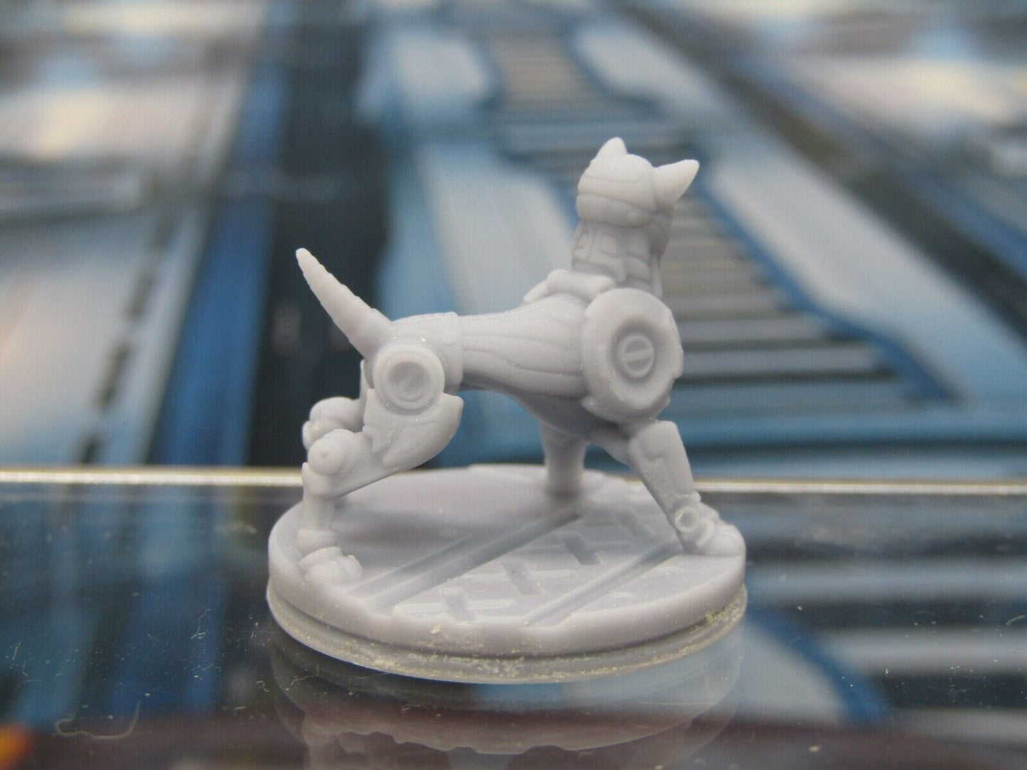 Robot K9 Guard Dog Droid Companion Mini Miniature 3D Printed Figure Model