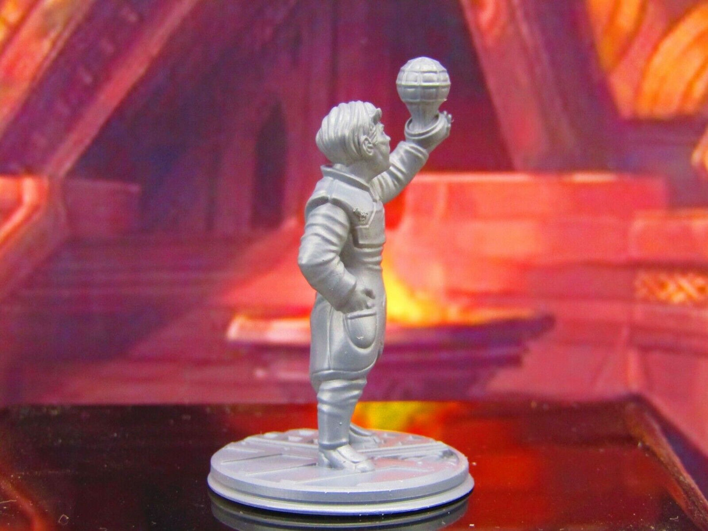 Sci Fi Scientist Professor A  Mini Miniature Model Character Figure