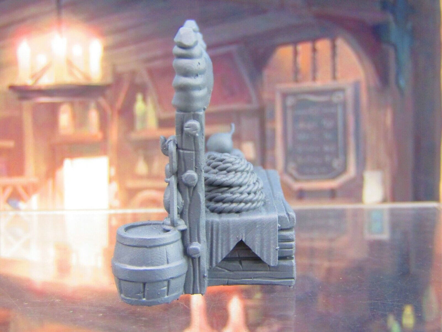 Roadside Trading Booth Shop Stand Scatter Terrain Scenery Tabletop Gaming Mini