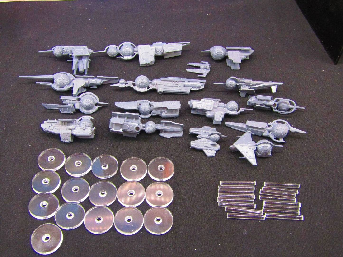 16pc Merconian Full Set W/ Flight Stands & Rods Astra Nebula Billion Suns