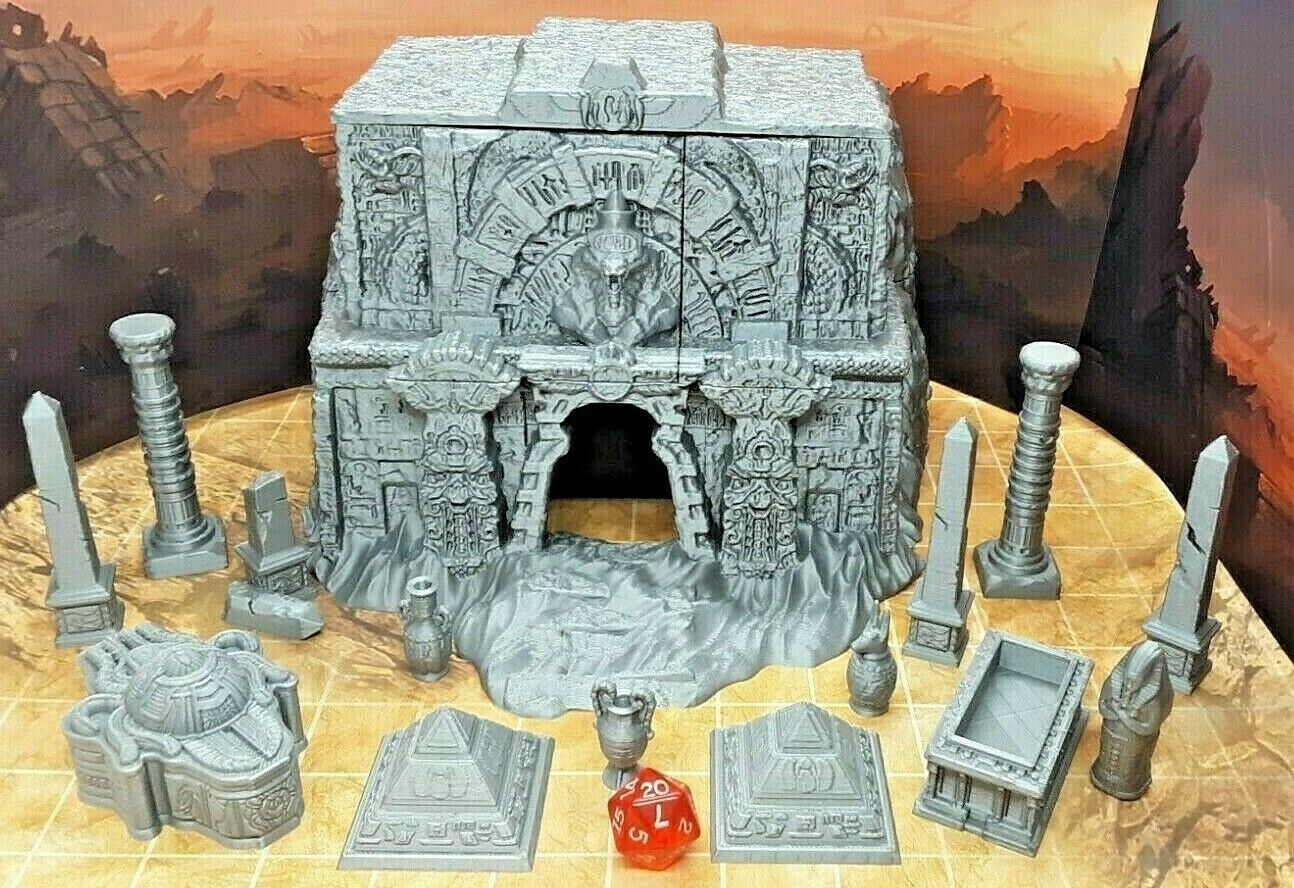 20 Piece Egyptian Tomb Mummy Pharaoh Encounter Set Scatter Terrain Scenery