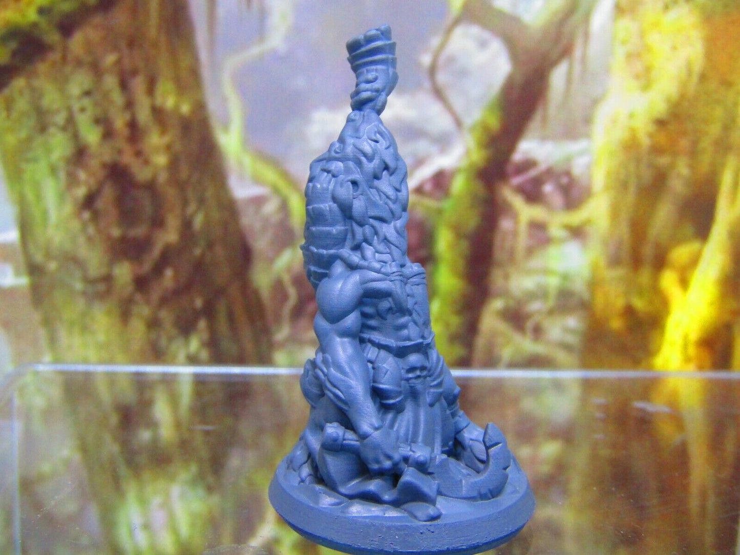 Goatman War Crier w/ Horn Mini Miniature Figure 3D Printed Model 28/32mm Scale
