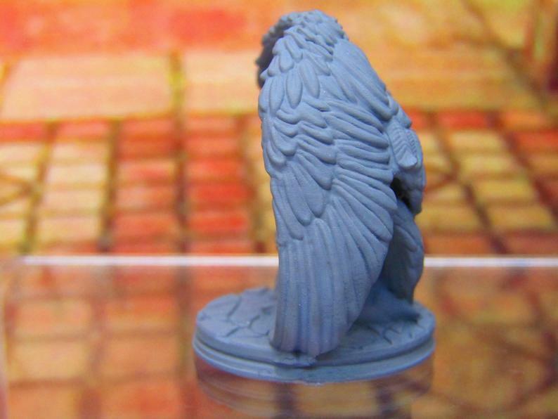 Fallen / Captured Angel Holy Order of Ash Mini Miniature 3D Printed Model