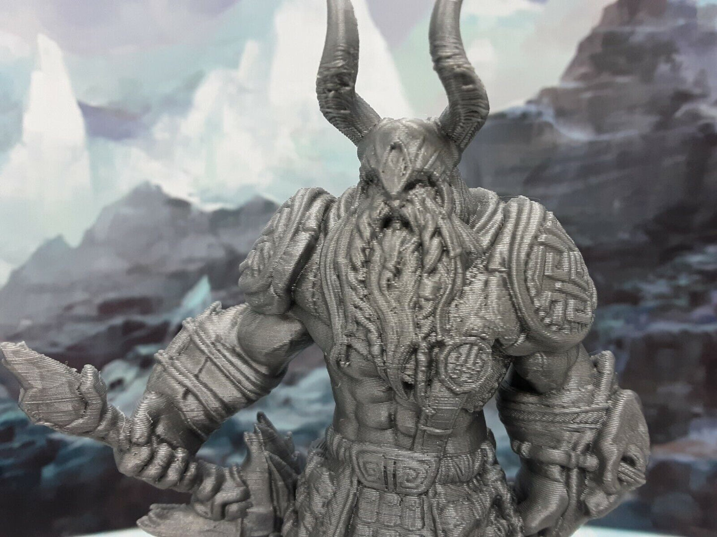 Frost Giant Pair Miniature Mini Figure Fantasy Tabletop Game Dungeons & Dragons