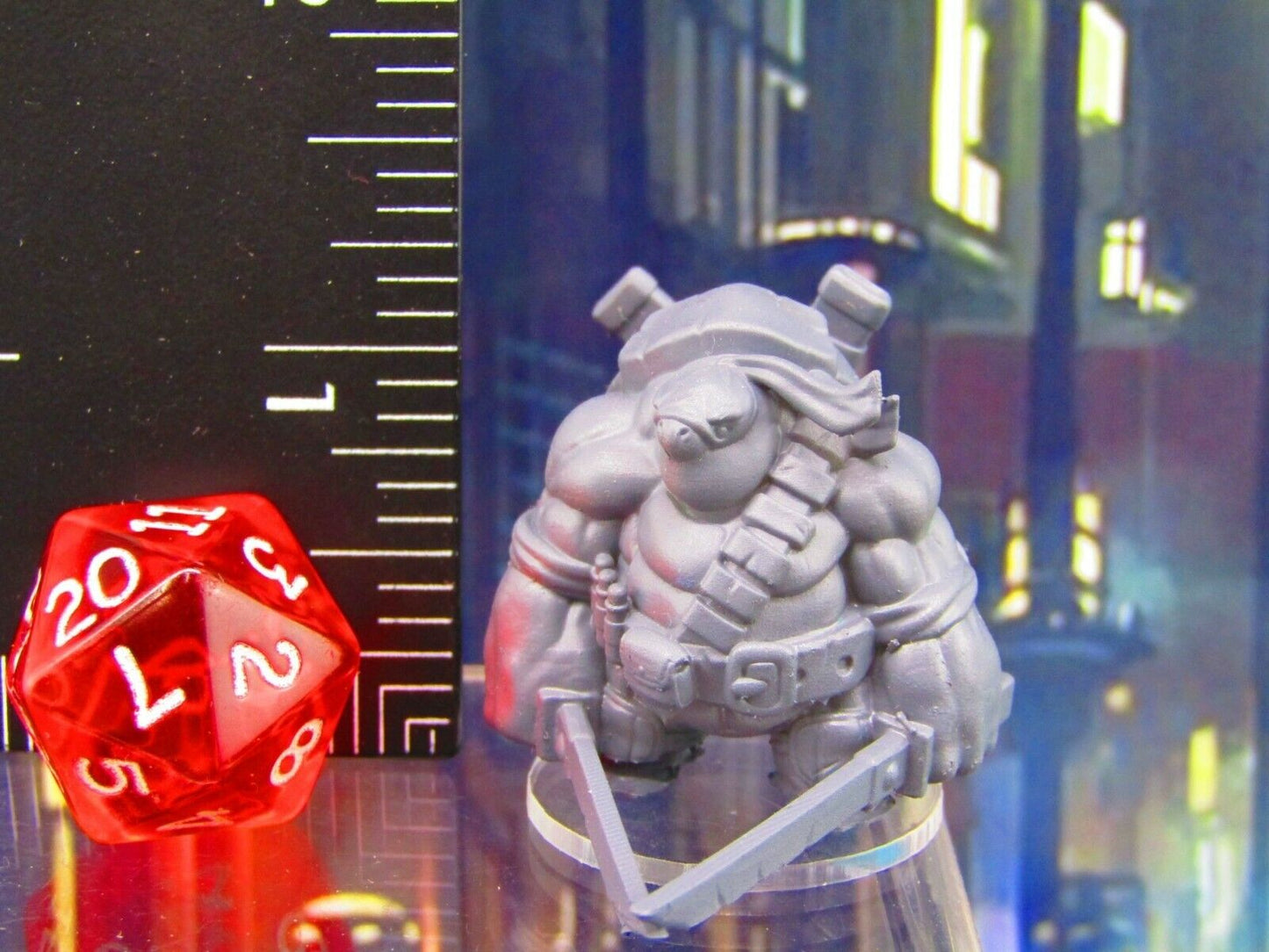 Tortle Ninja B Turtle Man Race Mini Miniature Figure 3D Printed Model 28/32mm