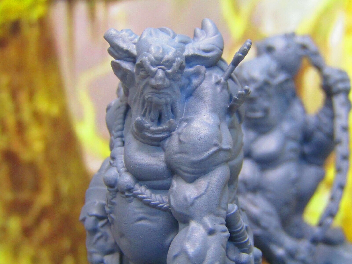 Troll Pair Mini Miniature Figure 3D Printed Model 28/32mm Scale Fantasy RPG