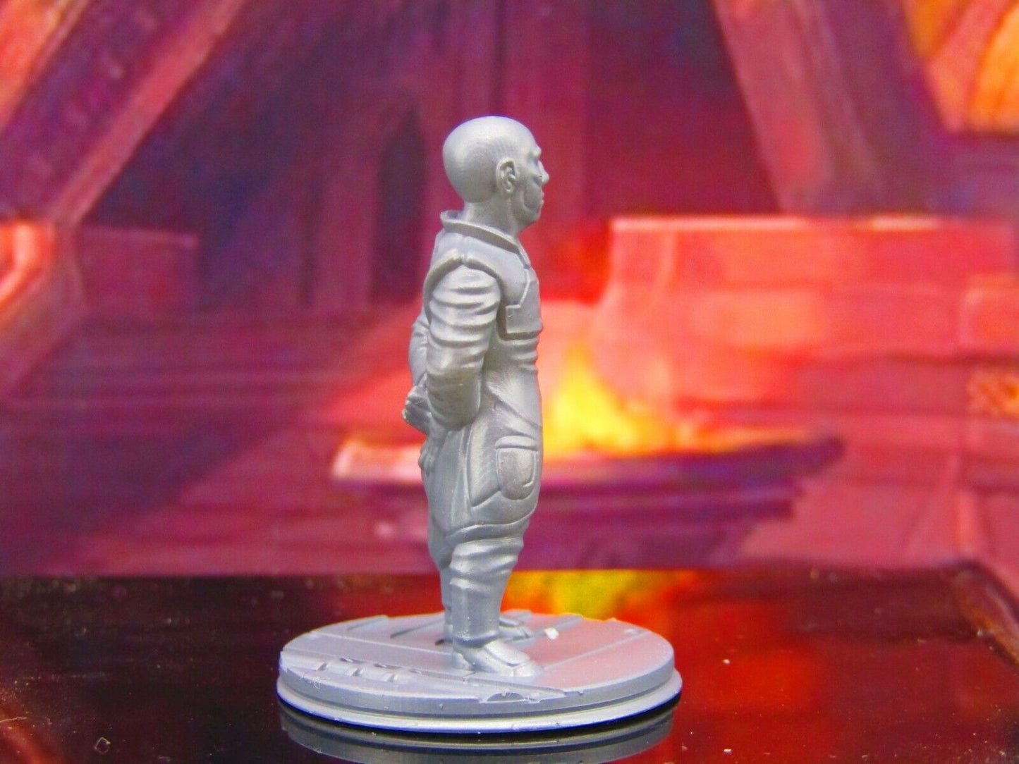 Sci Fi Scientist Professor B Mini Miniature Model Character Figure