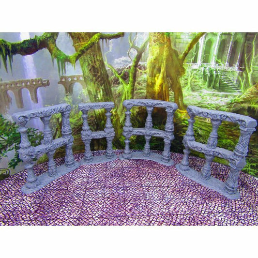 Stacked Decorative Palace Pillar Support Columns Scenery Scatter Terrain Props