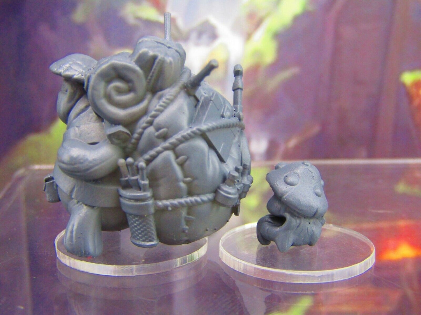 Shroomie Travelling Merchant & Pup Pair Mushroom Men Myconid Fungus Folk