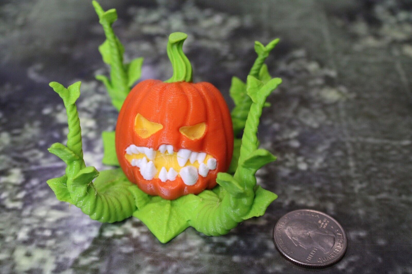 32pc Color Patchmaster Pumpkin Monster Jack o Lantern Encounter Scatter Terrain