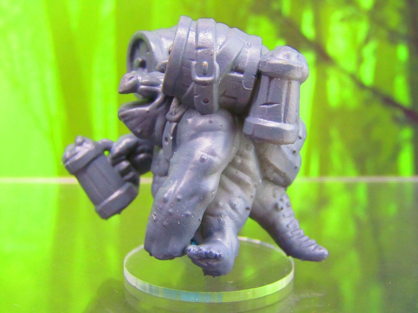 Tortle Barkeeper Turtle Man Drink Dispenser Mini Miniature Figure 3D Printed