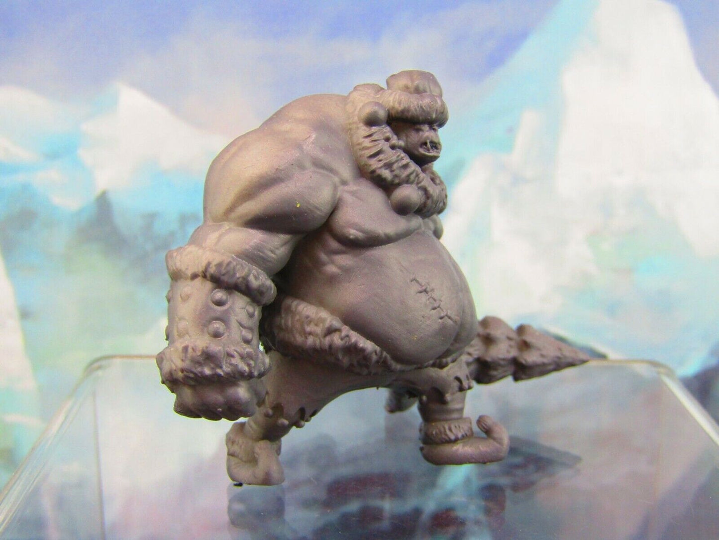 Festive Christmas Holiday Ogre Monster Mini Miniature Figure 3D Printed Model