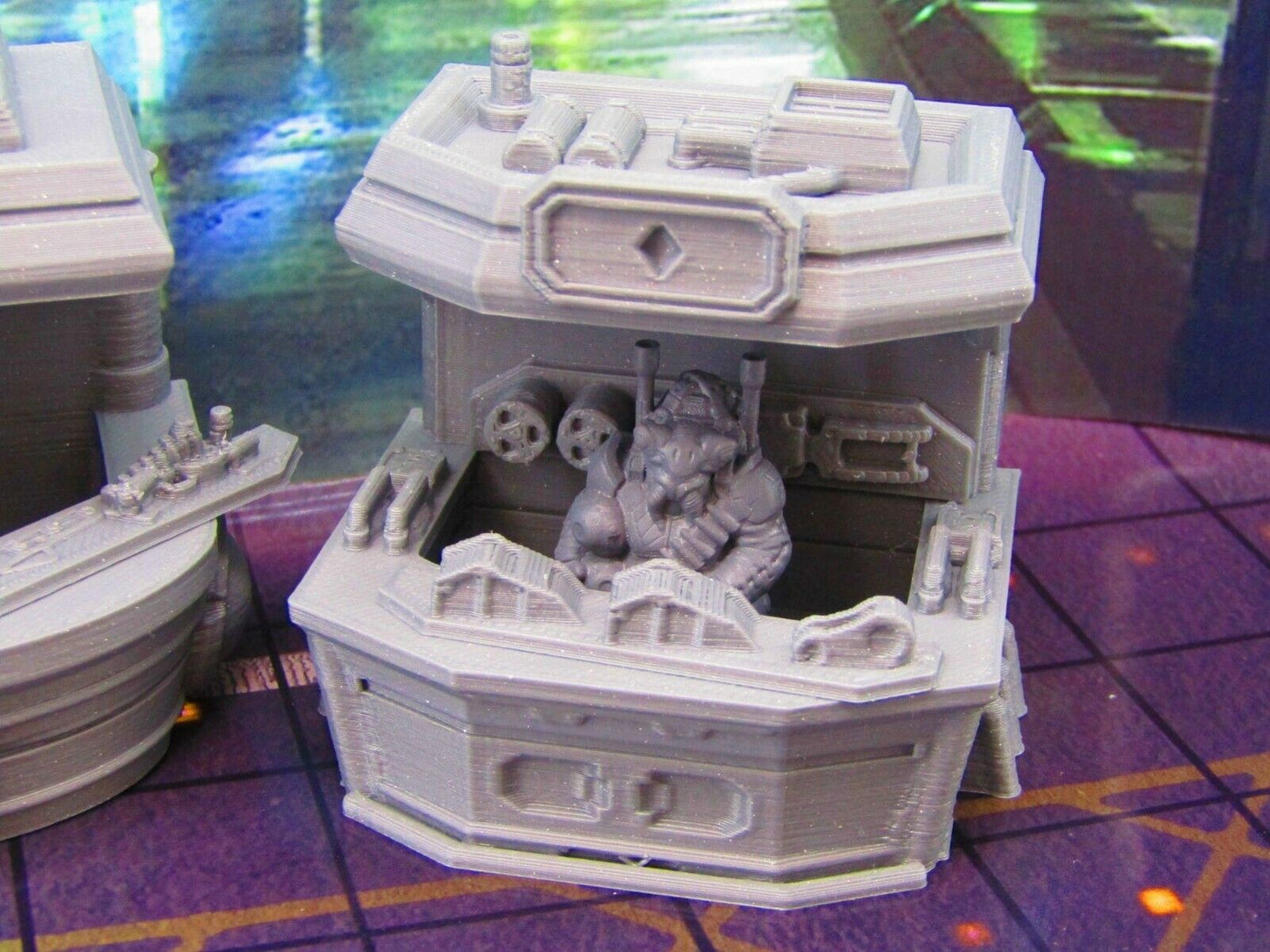 15pc Set of 3 Sci Fi Black Market Stalls, Wares, & Merchants Miniatures Mini Set