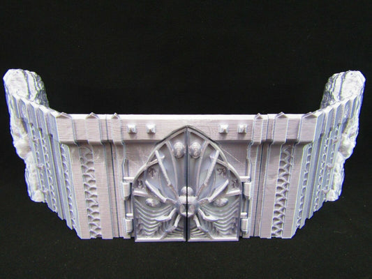 Small Fortress Walls Set Scatter Terrain Scenery 3D Printed Mini Miniature Model