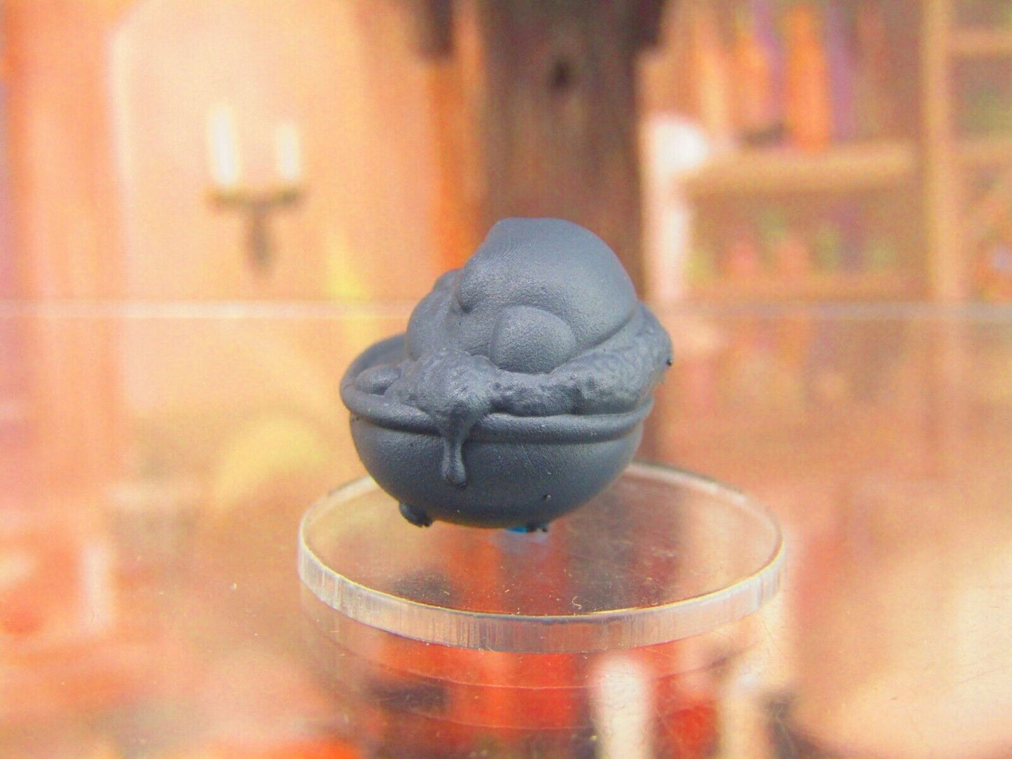 Pug Dog in a Tub Companion Pet Familiar Mini Miniature Figure 3D Printed Model