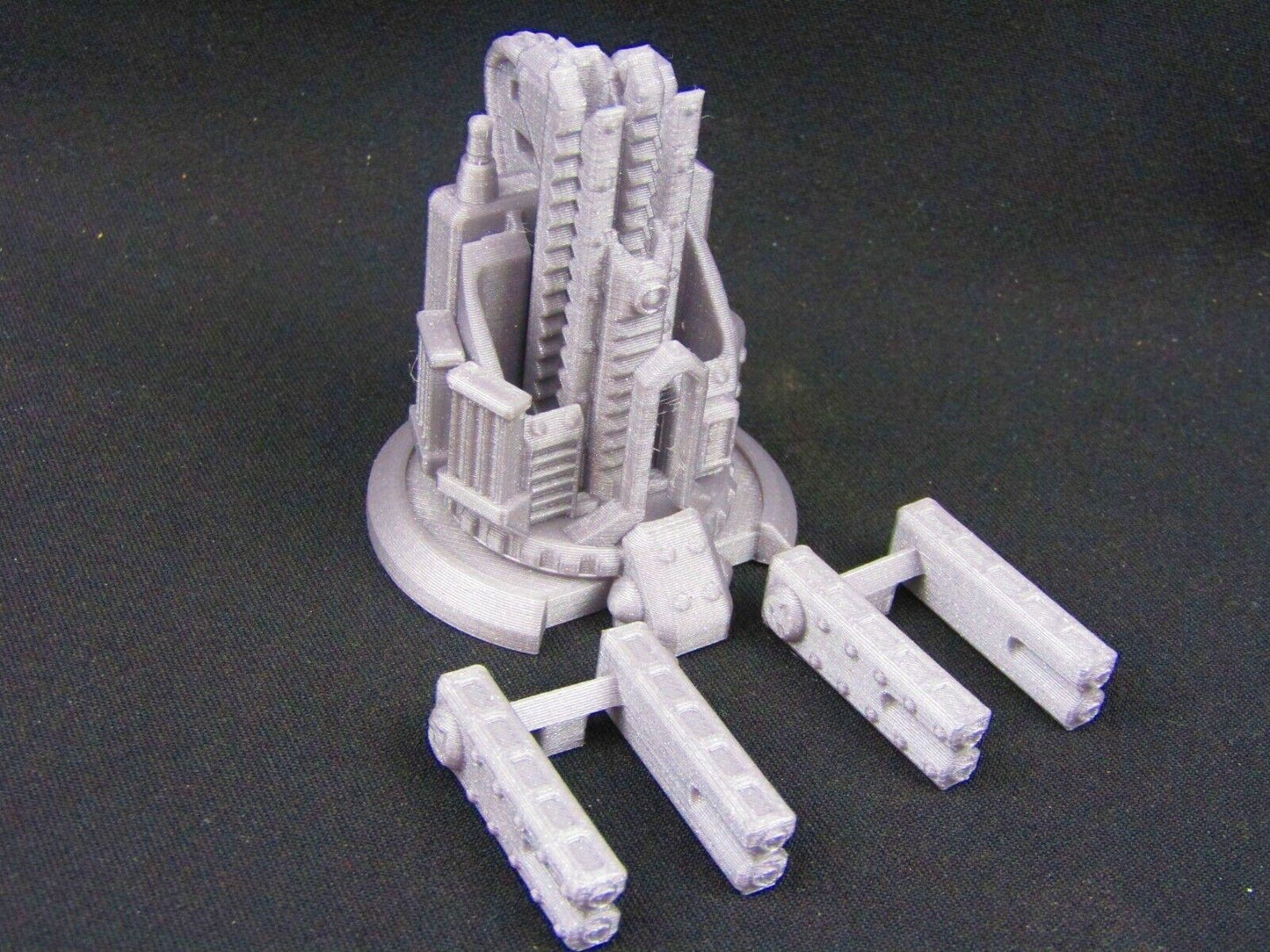 Large Gun Turret Scenery Scatter Terrain 3D Printed Model 28/32mm Scale Sci Fi