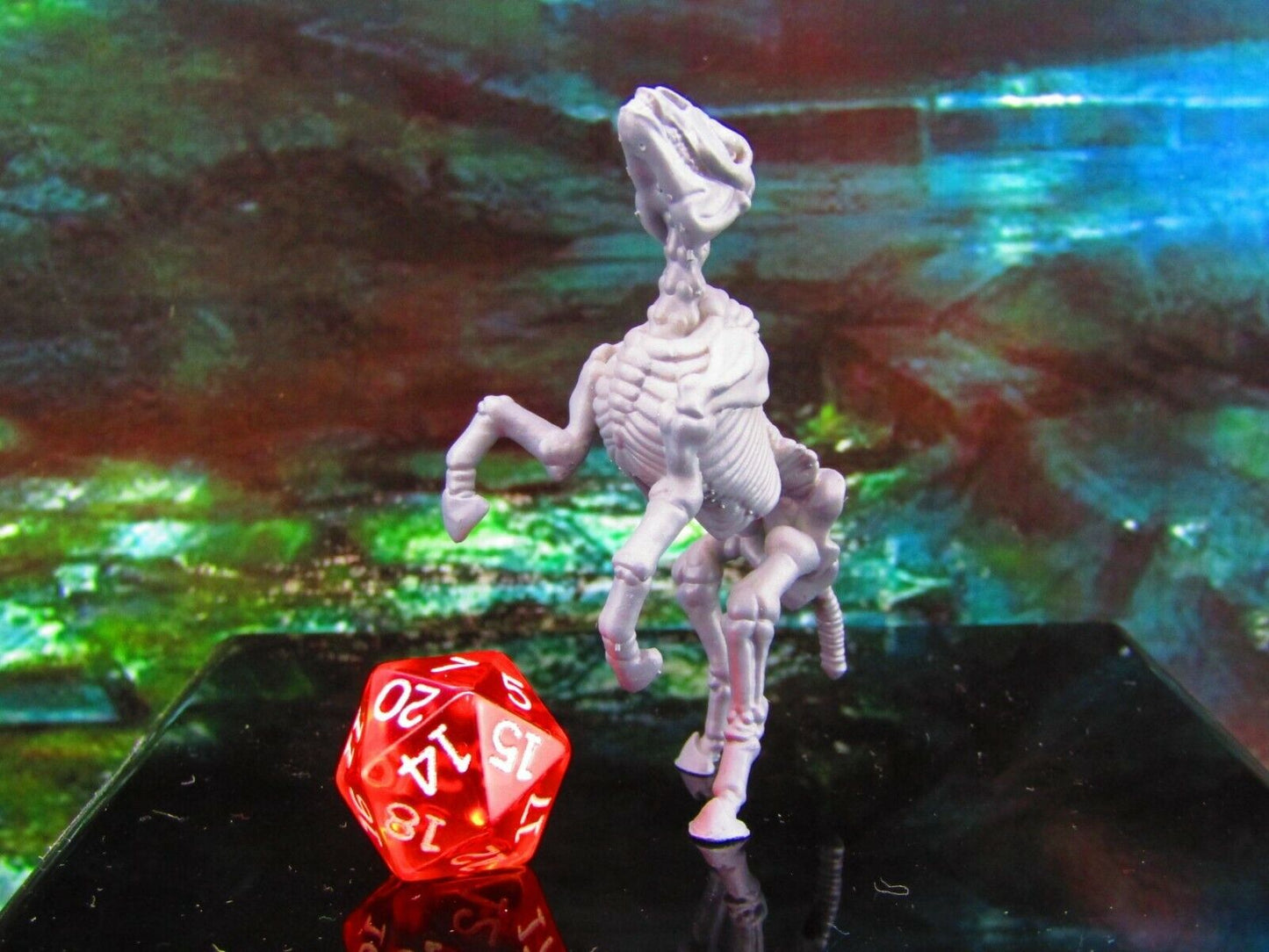 Undead Skeletal Skeleton Horse Pose C Mini Miniature Model Character Figure
