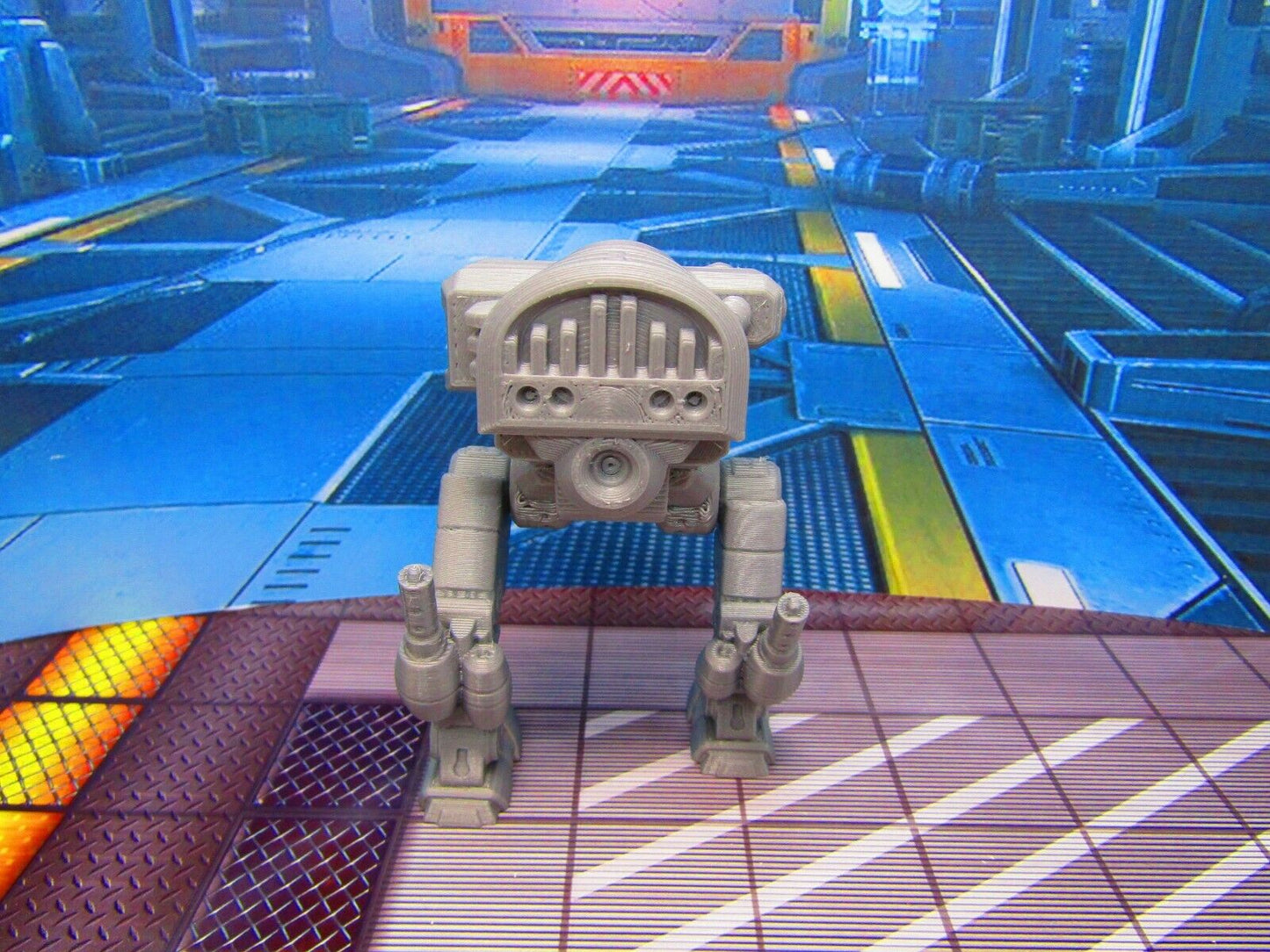Battle Mech Small Attack Walker Miniature Mini Scatter Terrain Scenery