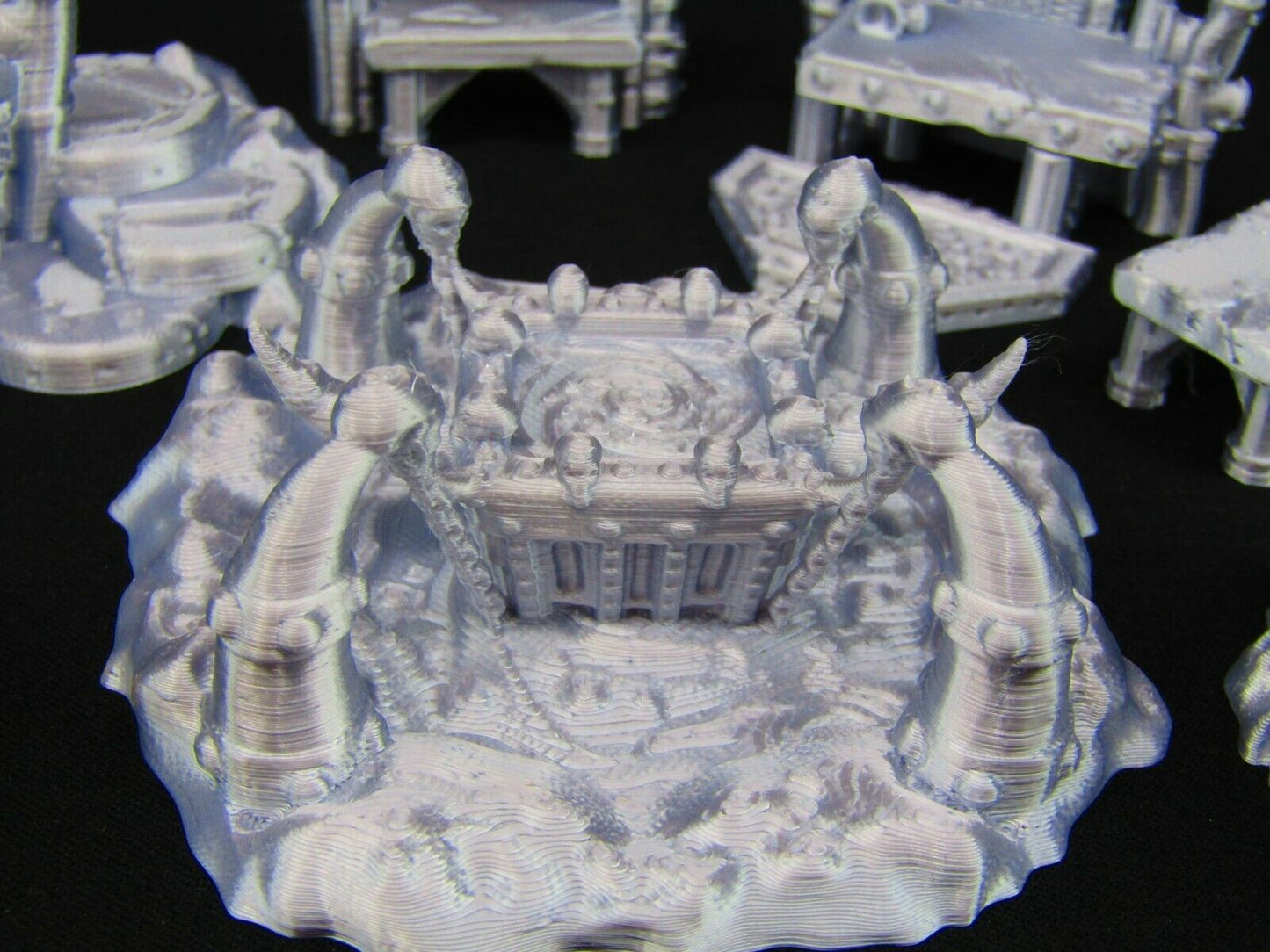 12pc Large Ironworks Iron Smelting Workshop Scatter Terrain Scenery 3D Printed